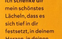 Einer von 142 Wünschen der Telefonseelsorge, soll Ihnen heute Freude bereiten. Es ist die Nr. 105 - ausnahmsweise nicht als Wunsch formuliert, aber trotzdem nährend!